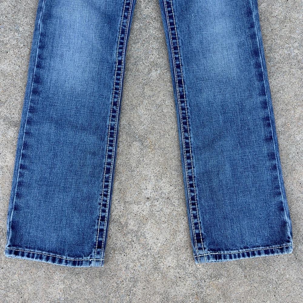 Ariat Boys Youth Size 14 (28x30) B4 Relaxed Boot Denim Jeans Durango Coltrane - Picture 6 of 14